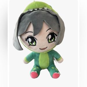 InquisitorMaster Plush Jade Sleepover Green Dragon PJs Anime RobloYoutube Doll